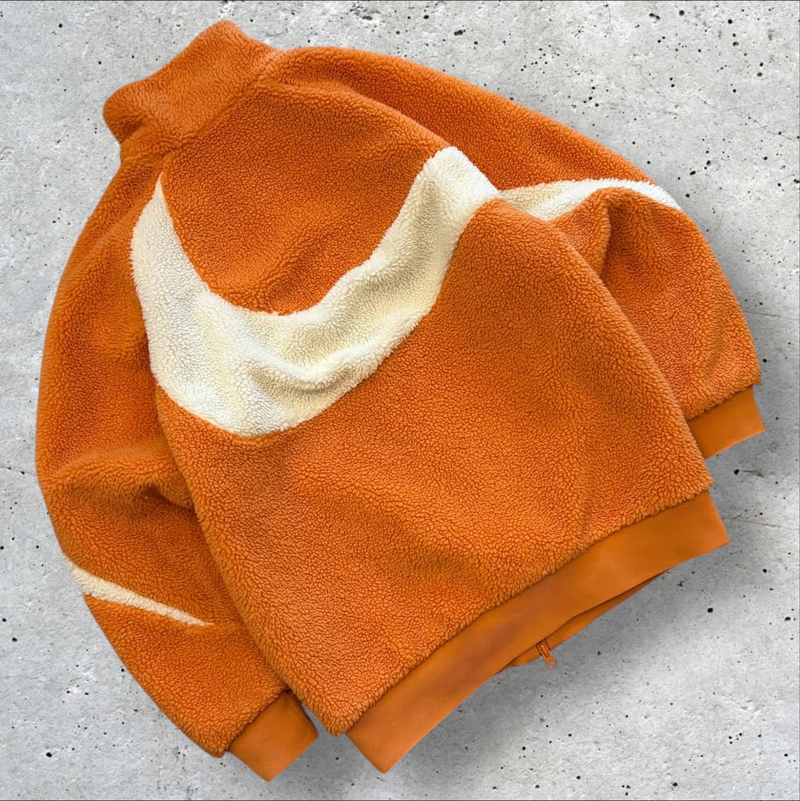 [L] 나이키 리버시블 빅스우시 핫커리 오렌지 뽀글이 후리스 C489 상품이미지3