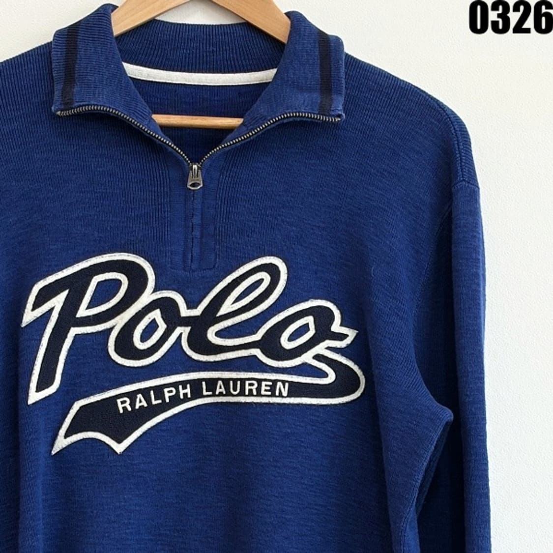 폴로 랄프로렌 하프집업 니트 스웨터 S 0326  상품이미지2