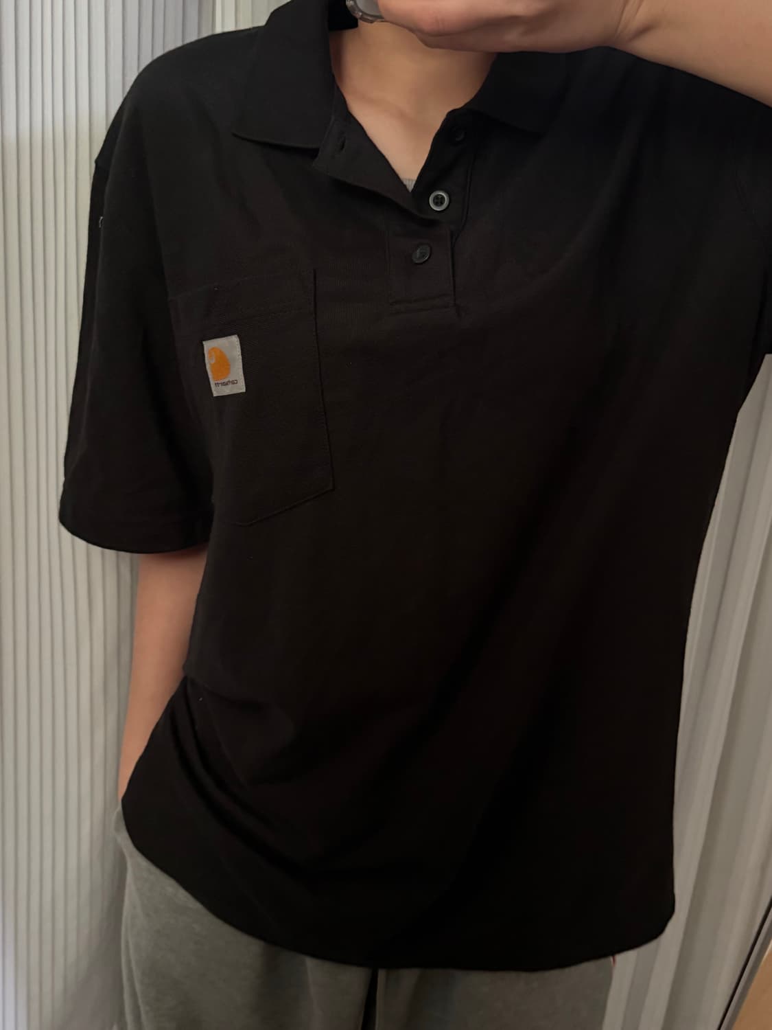 칼하트 블랙 카라티 L 상품이미지1