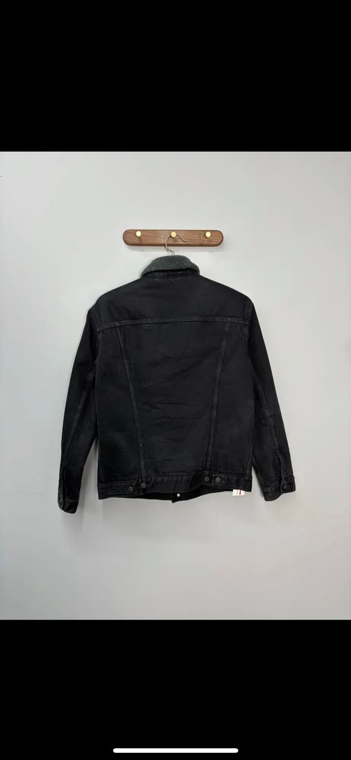 리바이스 블랙 쉐르파 트러커 데님 자켓 H1047 상품이미지4
