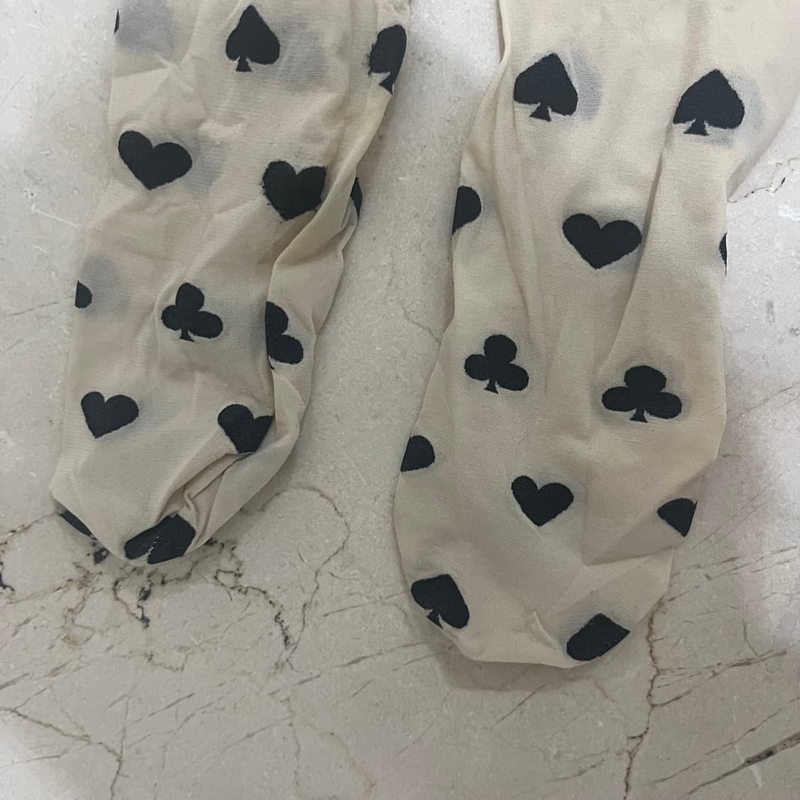 (실착0회) 빈티지 패턴 스타킹 코스프레 양산형 지뢰계갸루캐캐체헤이세이 상품이미지2