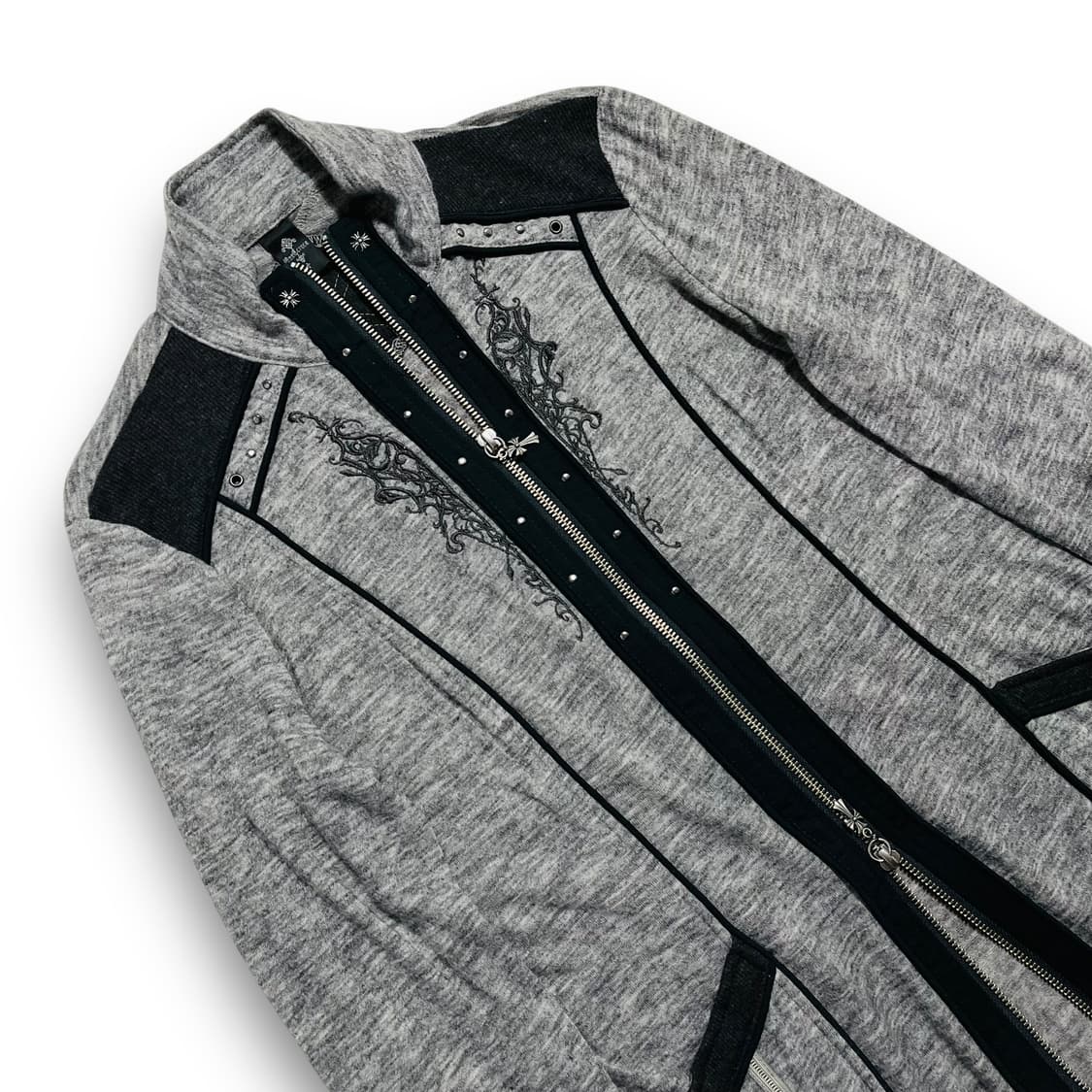 Ozz Croce Punk Stud Tribal Dress Jacket 상품이미지3