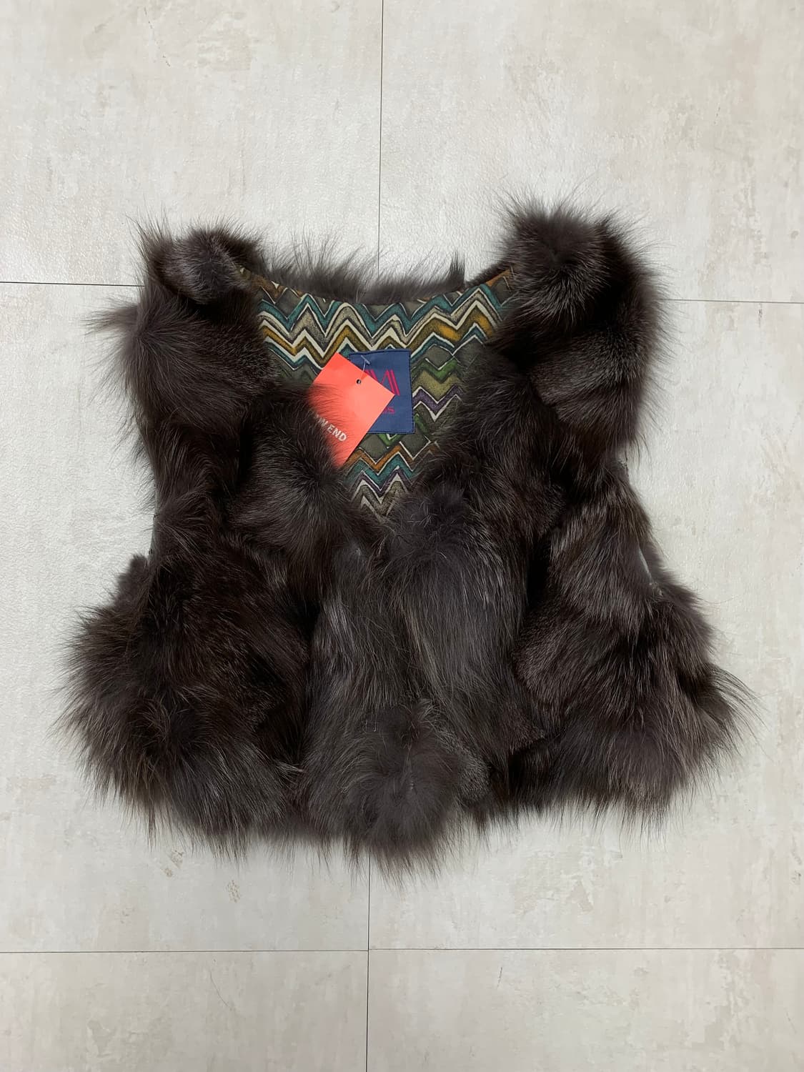 애쉬 퍼플 여우 퍼 베스트 #05 상품이미지1