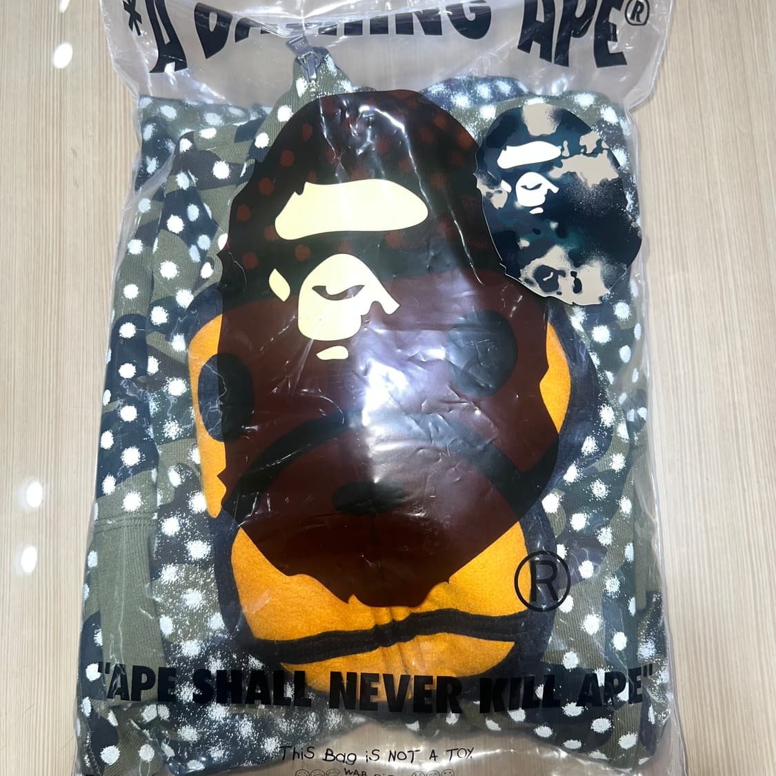 베이프 후드집업 BAPE X JOSHUA VIDES MILO FACE F 상품이미지2