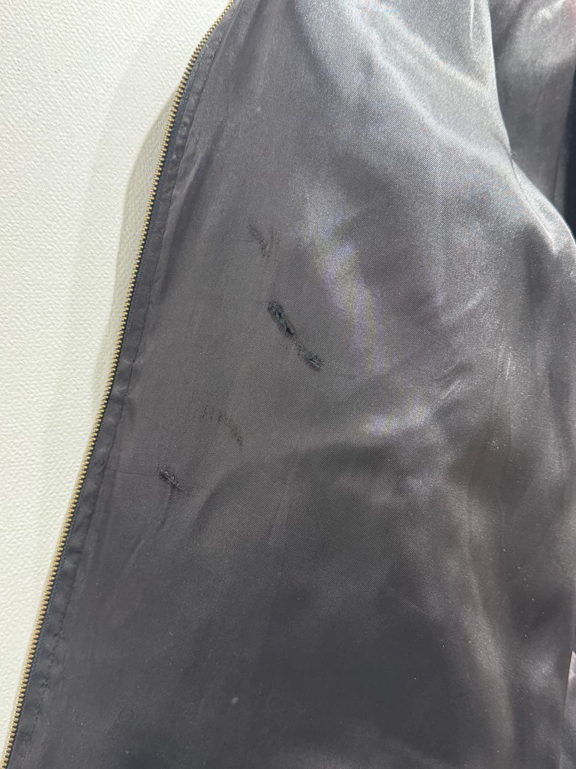 Rare 80s USS 아메리카 CV-66호 미키 마우스 수베니어 자켓 상품이미지8