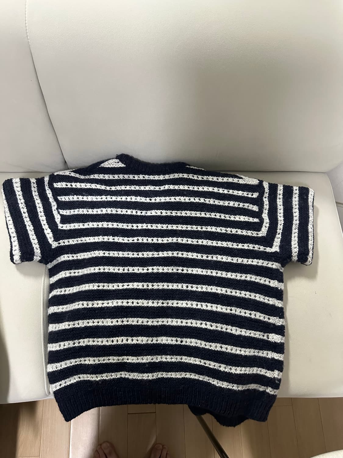 STU 스트라이프 가디건 M사이즈 판매 상품이미지2