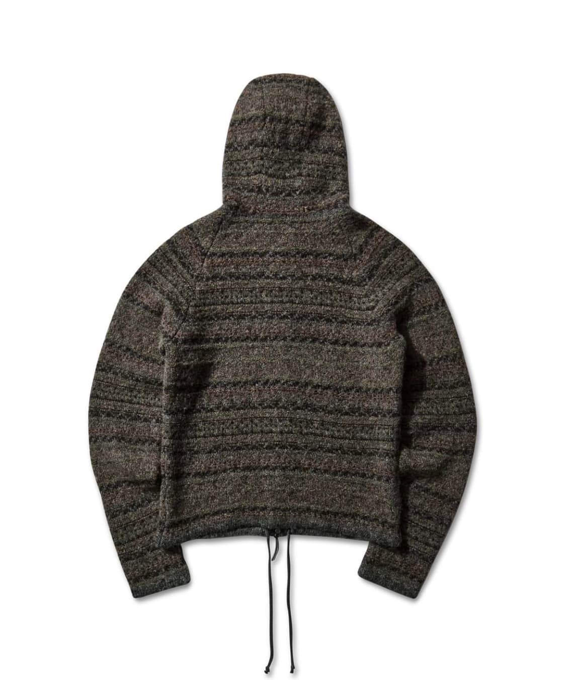 [L] 로아하이킹 fair isle felted 니트 집업 상품이미지5