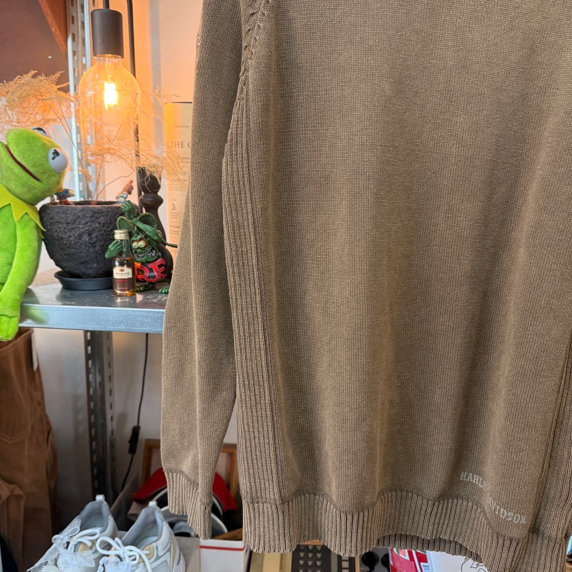 할리데이비슨 심플 로고 니트 상품이미지4