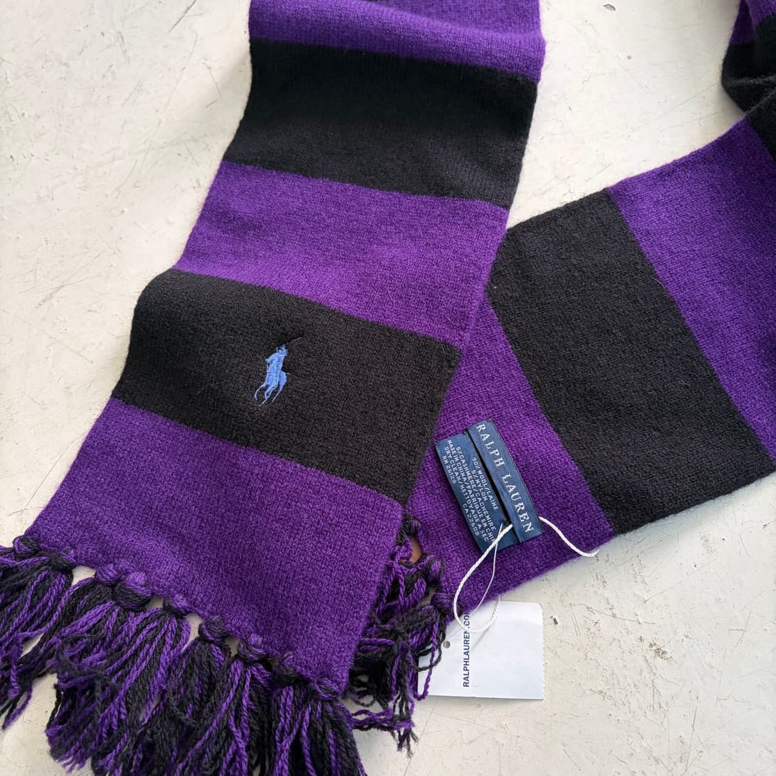 폴로 랄프로렌 빈티지 머플러 OS 상품이미지6