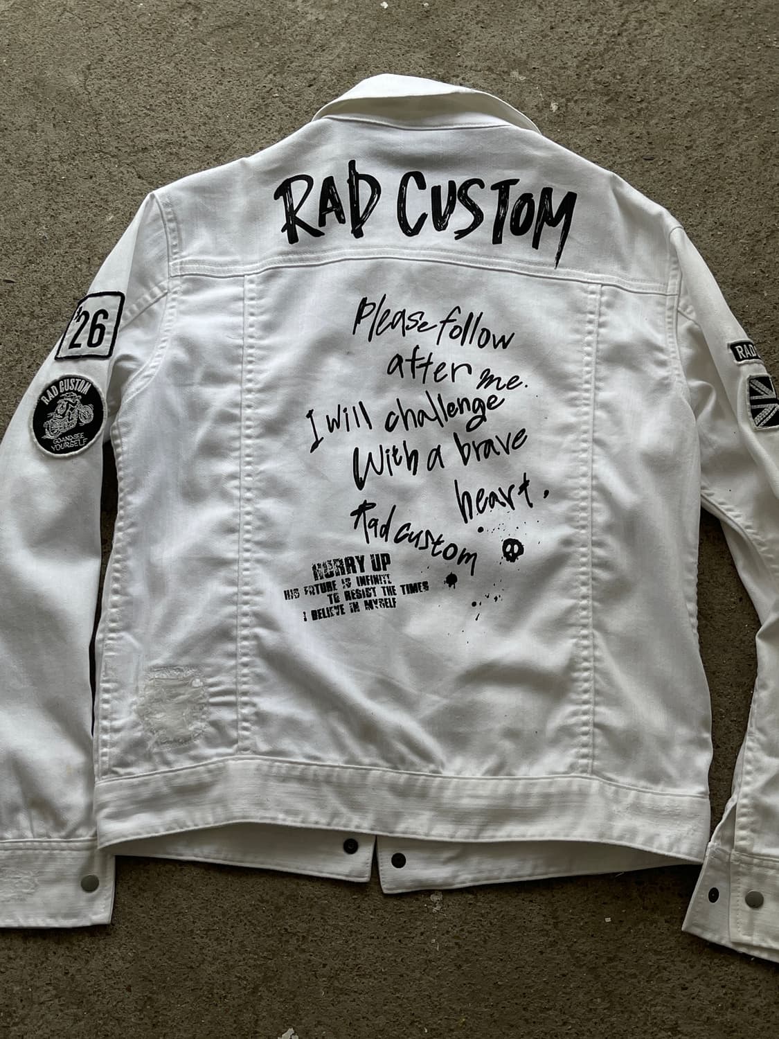 'Rad custom' damage denim jacket 상품이미지8