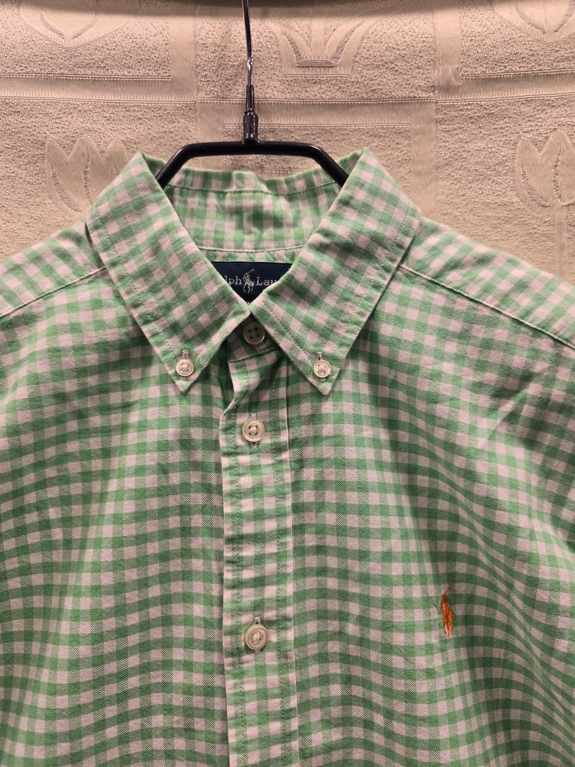 랄프로렌 체크 반팔 셔츠 S~M 상품이미지2