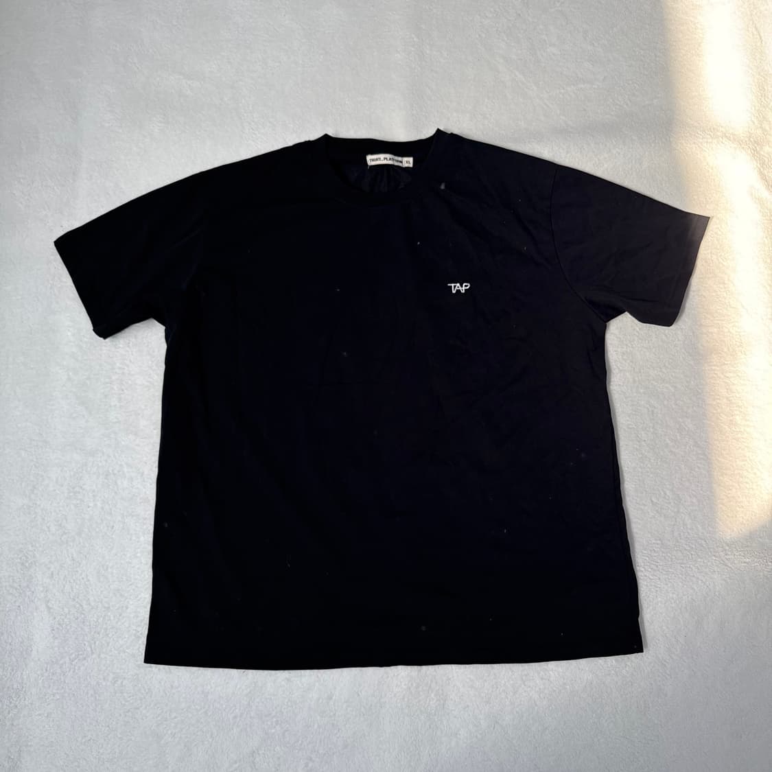 XL 디안티플랫폼 블랙 반팔티 0304T 상품이미지1