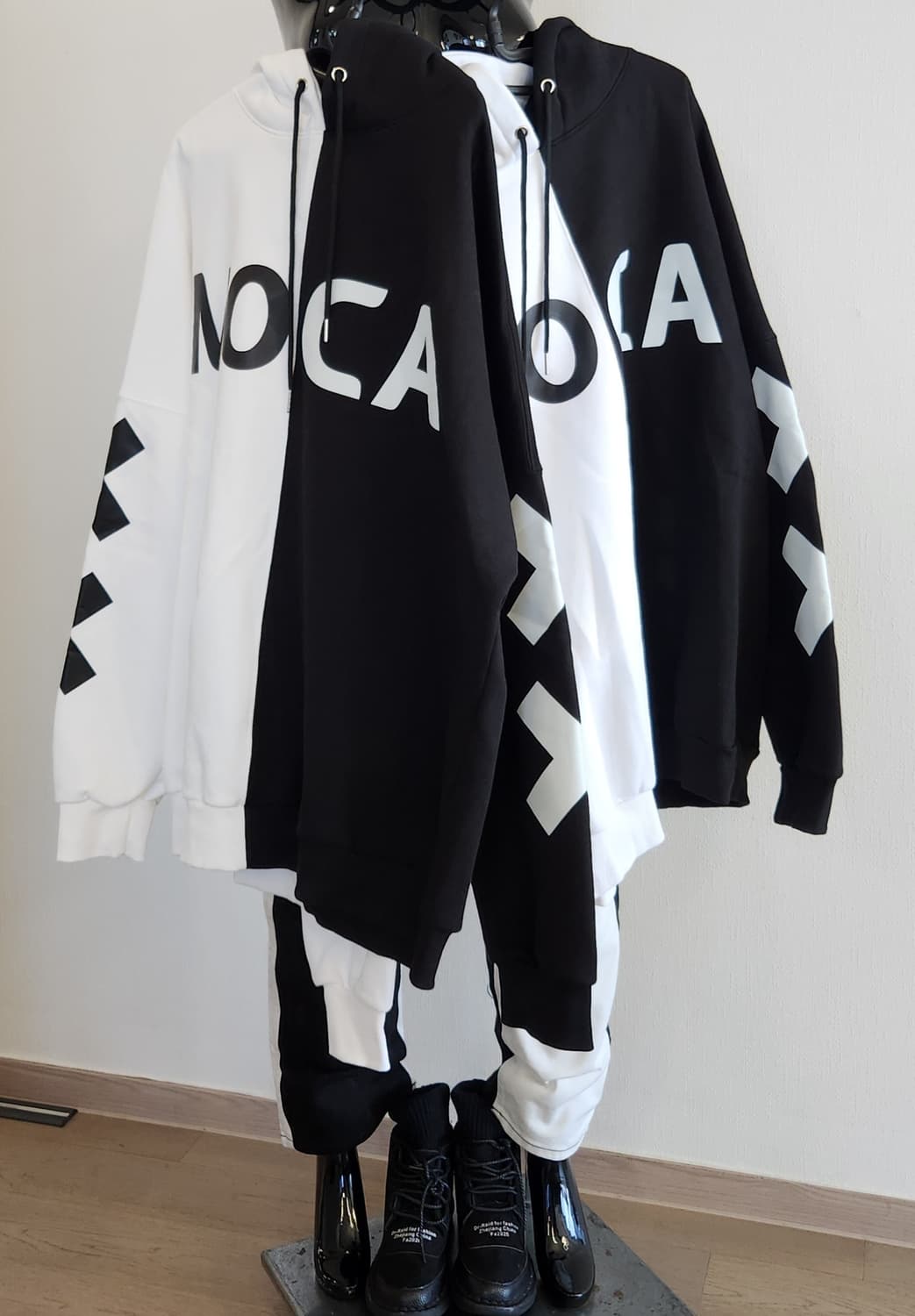 모카형 후드 맨투맨  상품이미지2