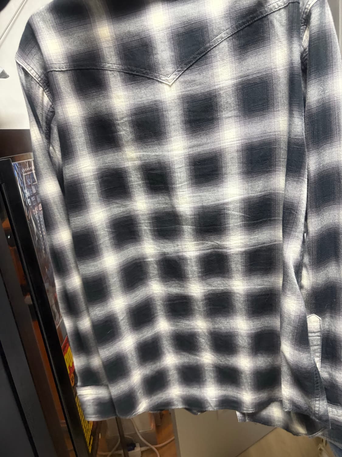 생로랑 플란넬 웨스턴 셔츠 L 상품이미지2