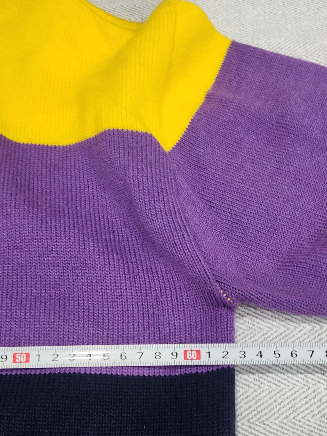 [M] 널디 NERDY 빅로고 오버핏 니트 남성 M 상품이미지7