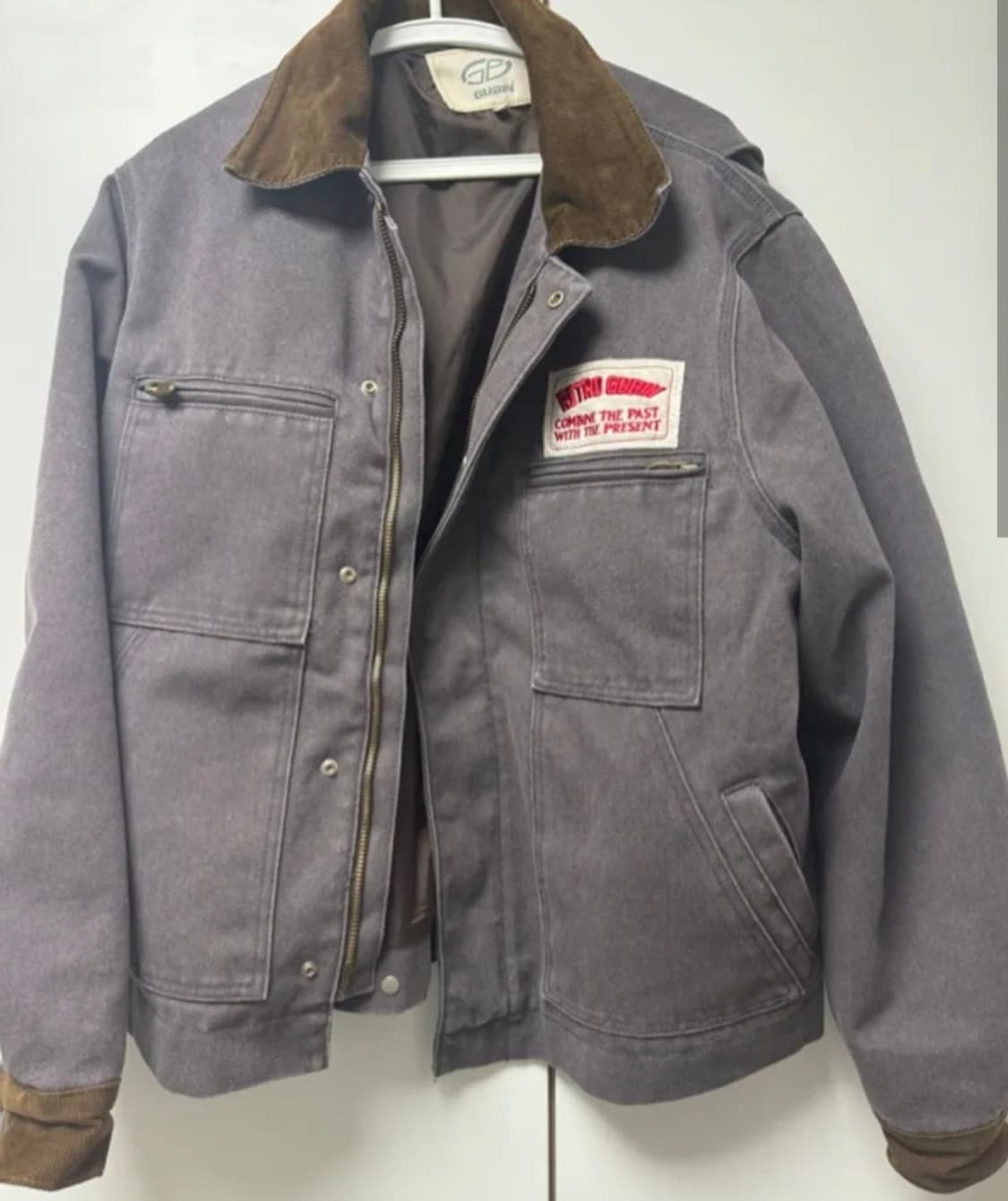 구빈 코듀로이 포인트 워크자켓 - 다크브라운 상품이미지6