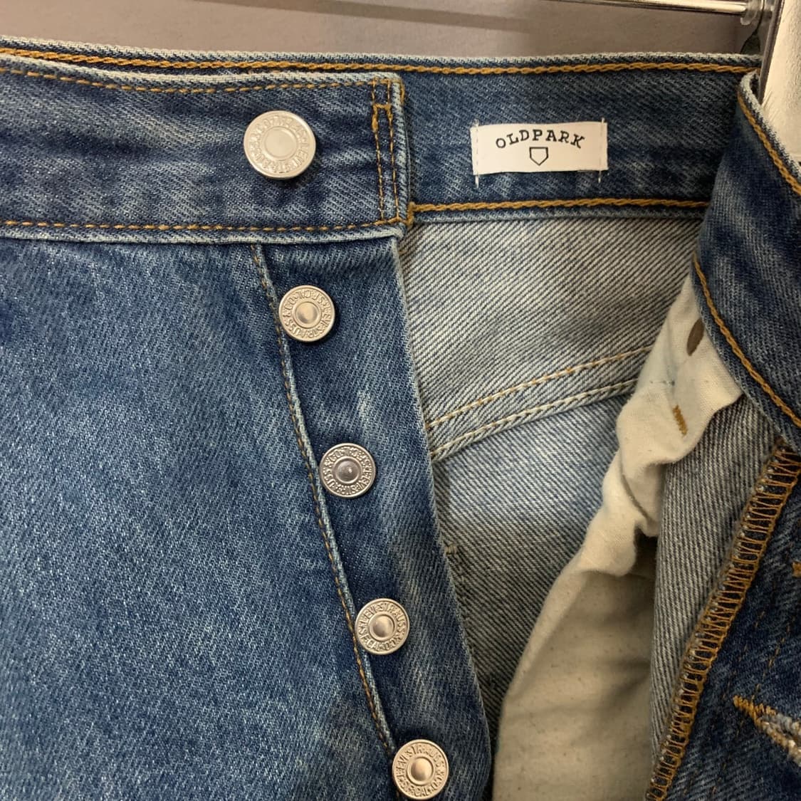 S 올드파크 리바이스 리메이크 절개 데님 청바지 상품이미지5
