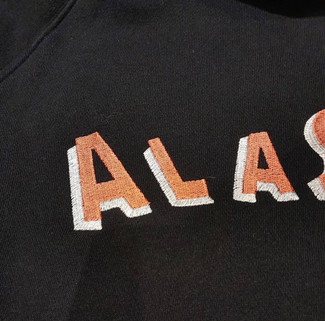 💥아웃스탠딩 ALASKA 집업 후드 블랙 (L) 상품이미지9