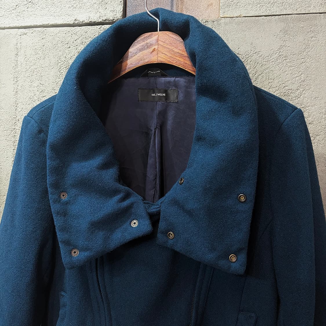 THE. TWELVE 울 바이커 자켓 (M) 상품이미지4