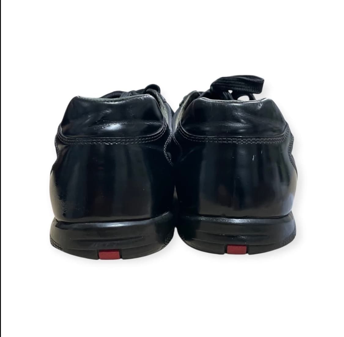 275 프라다 스포츠 레더 나일론 스니커즈 블랙 상품이미지3