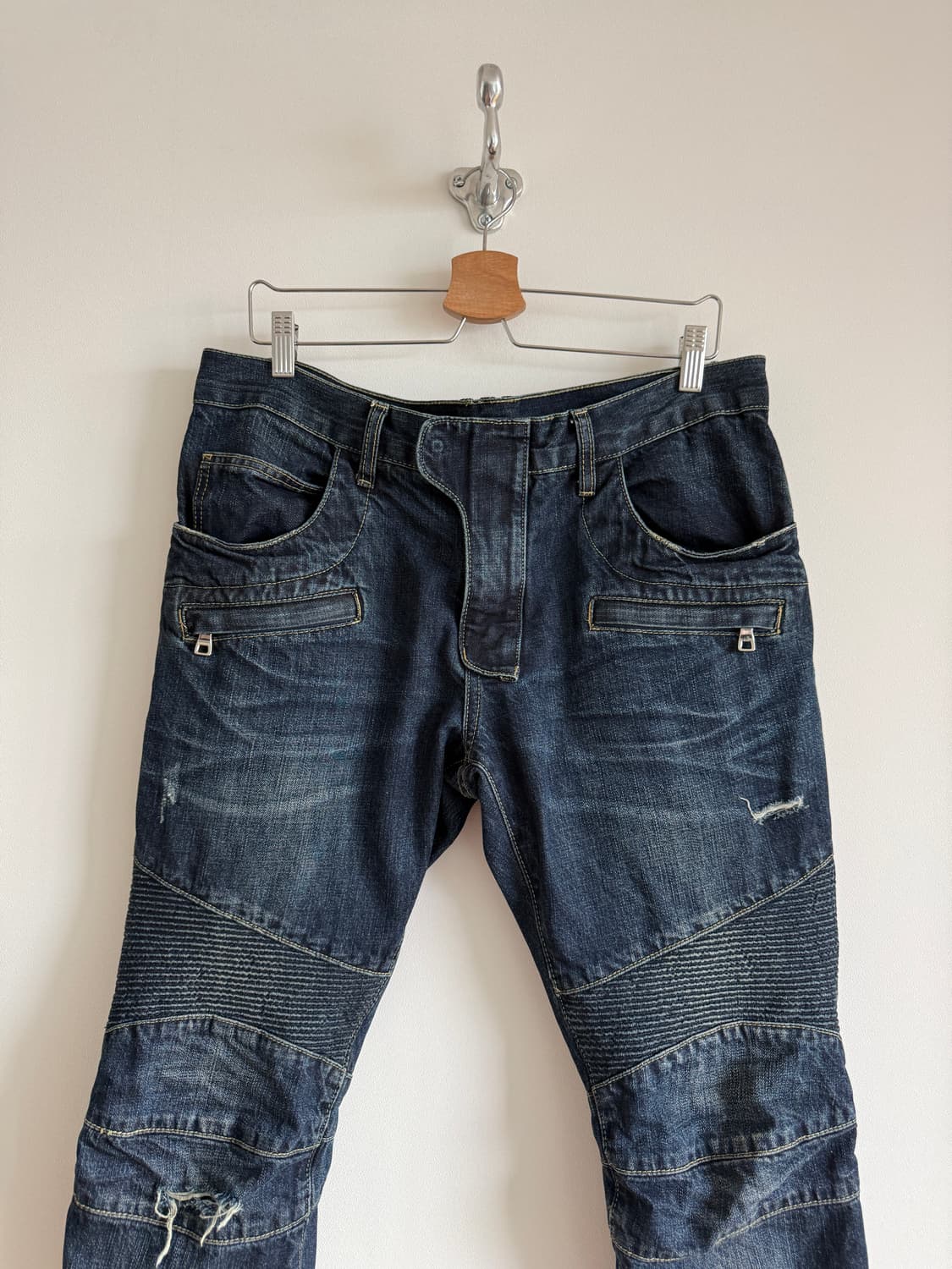 발망(BALMAIN) 바이커 데님 팬츠(ITALY, LAMPO ZIP) 상품이미지2