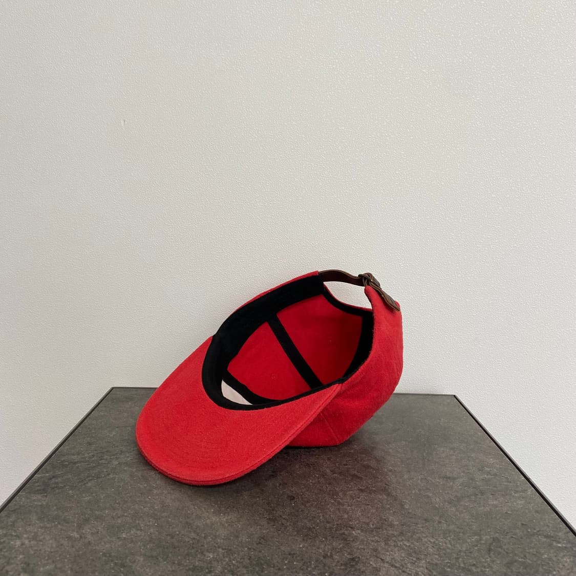 슈프림 클래식 로고 워시드 린트 레드 볼캡 모자 6패널 캡 상품이미지6