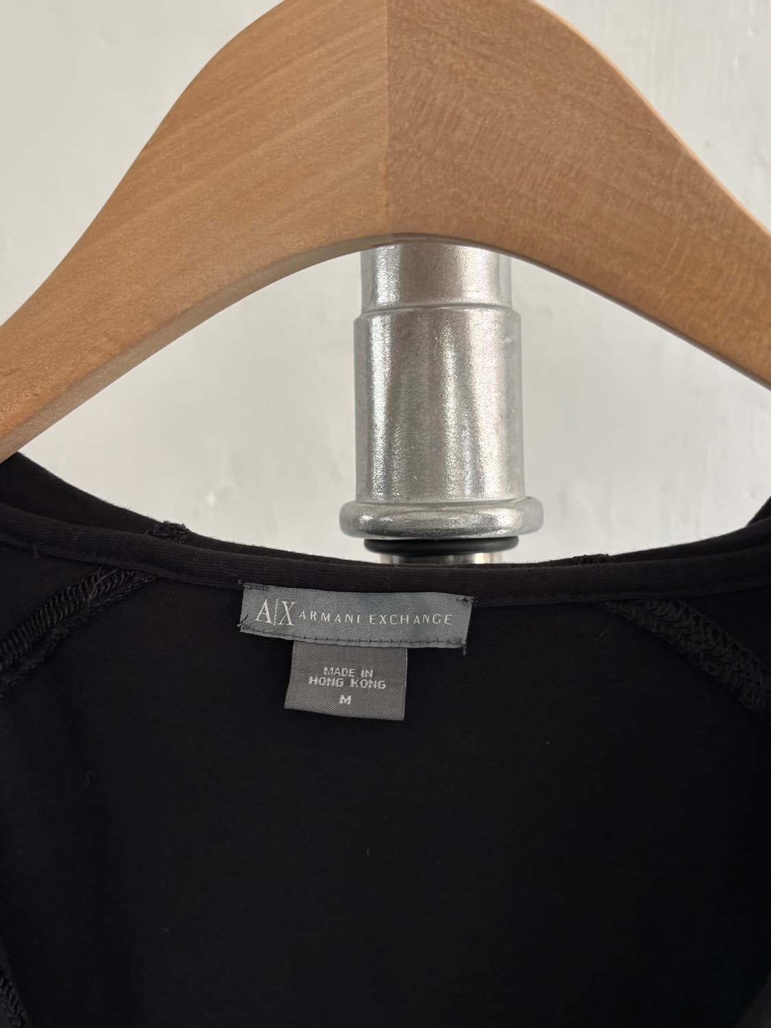 ARMANI EXCHANGE 아르마니 익스체인지 블랙 숏 슬리브 후드 집 상품이미지6