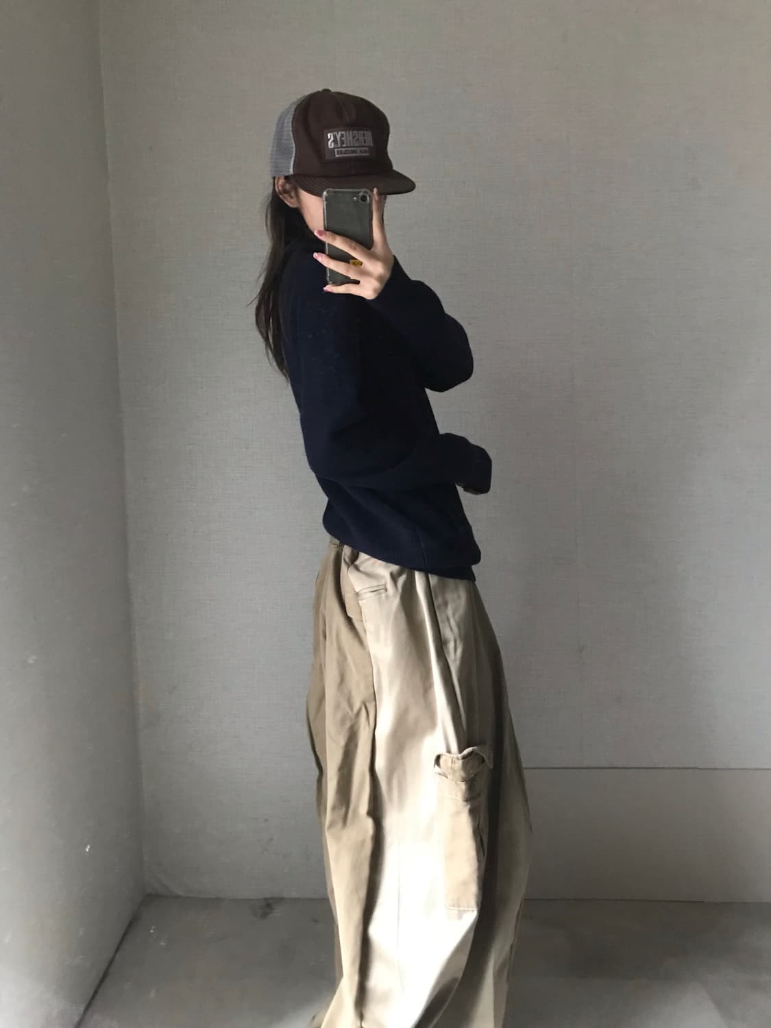 폴로 네이비 니트집업 상품이미지3