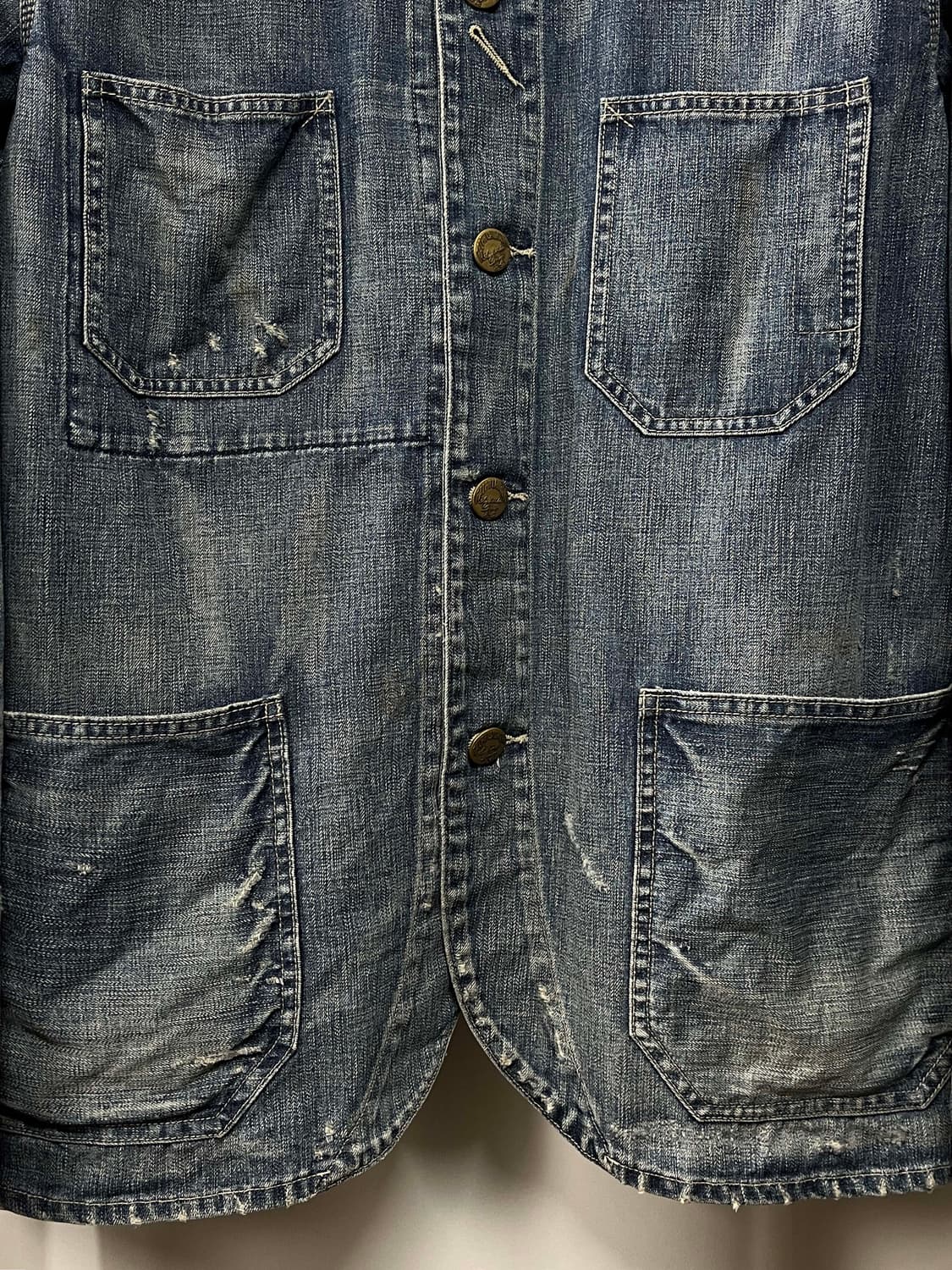 폴로 랄프로렌 오일클로즈 워시드 데님 초어 워크자켓 상품이미지5