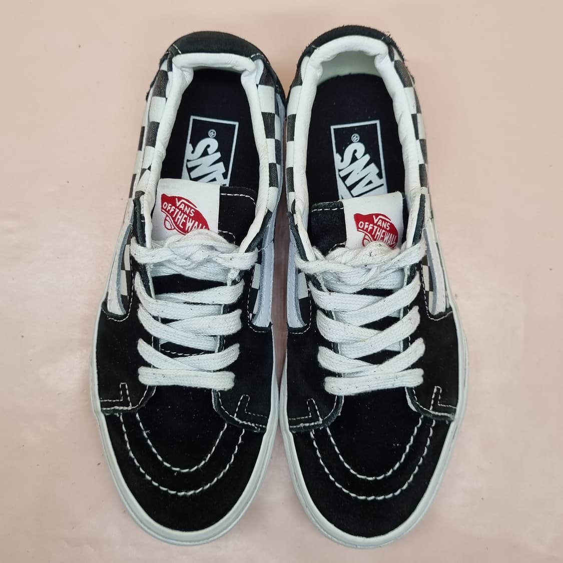 반스 체커보드 스니커즈 225 상품이미지2