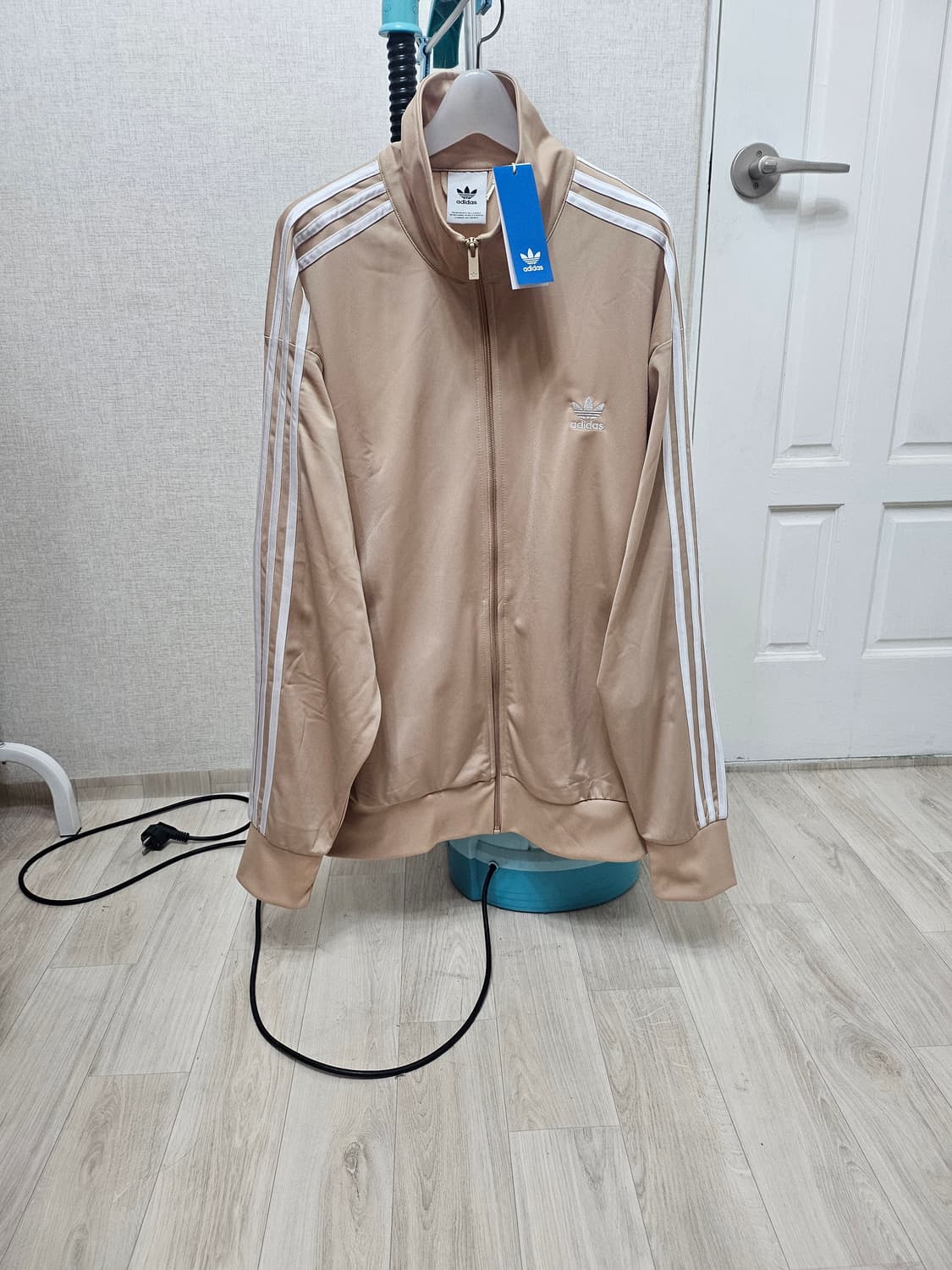 (110~120)2XL☆우주매물아디다스파이어버드[연베이지브라운]트랙탑져지 상품이미지1