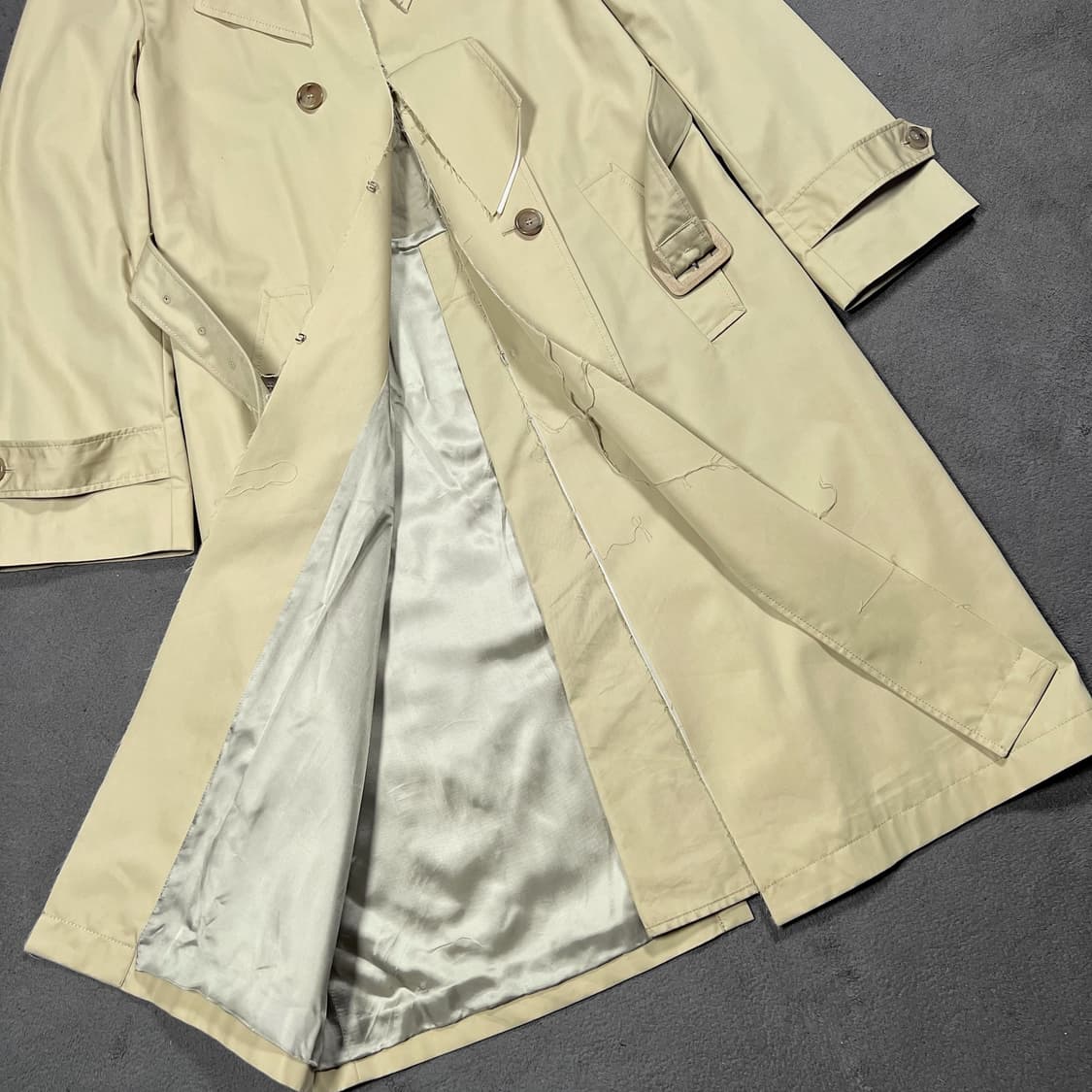 메종 마르지엘라 컷오브 더블 트렌치코트 상품이미지3