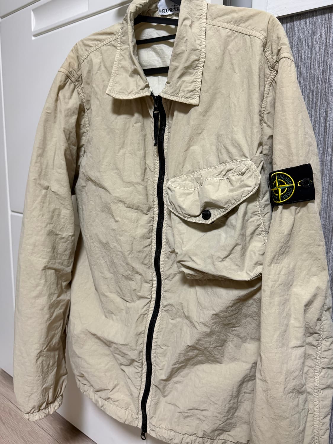 스톤아일랜드 나슬란 오버셔츠 에크루 L사이즈 상품이미지2