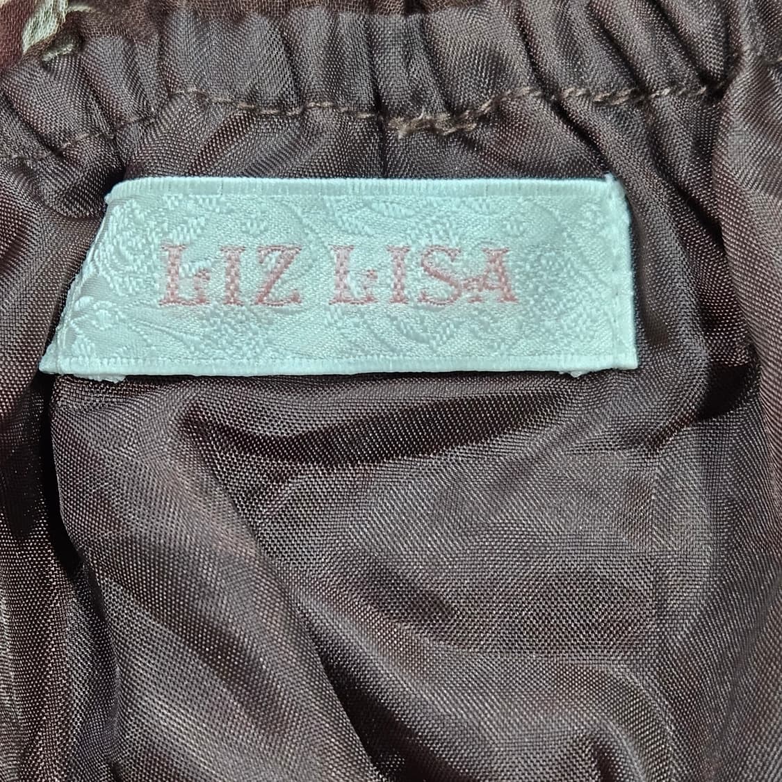 리즈리사 플라워 초코쉬폰 원피스 상품이미지8