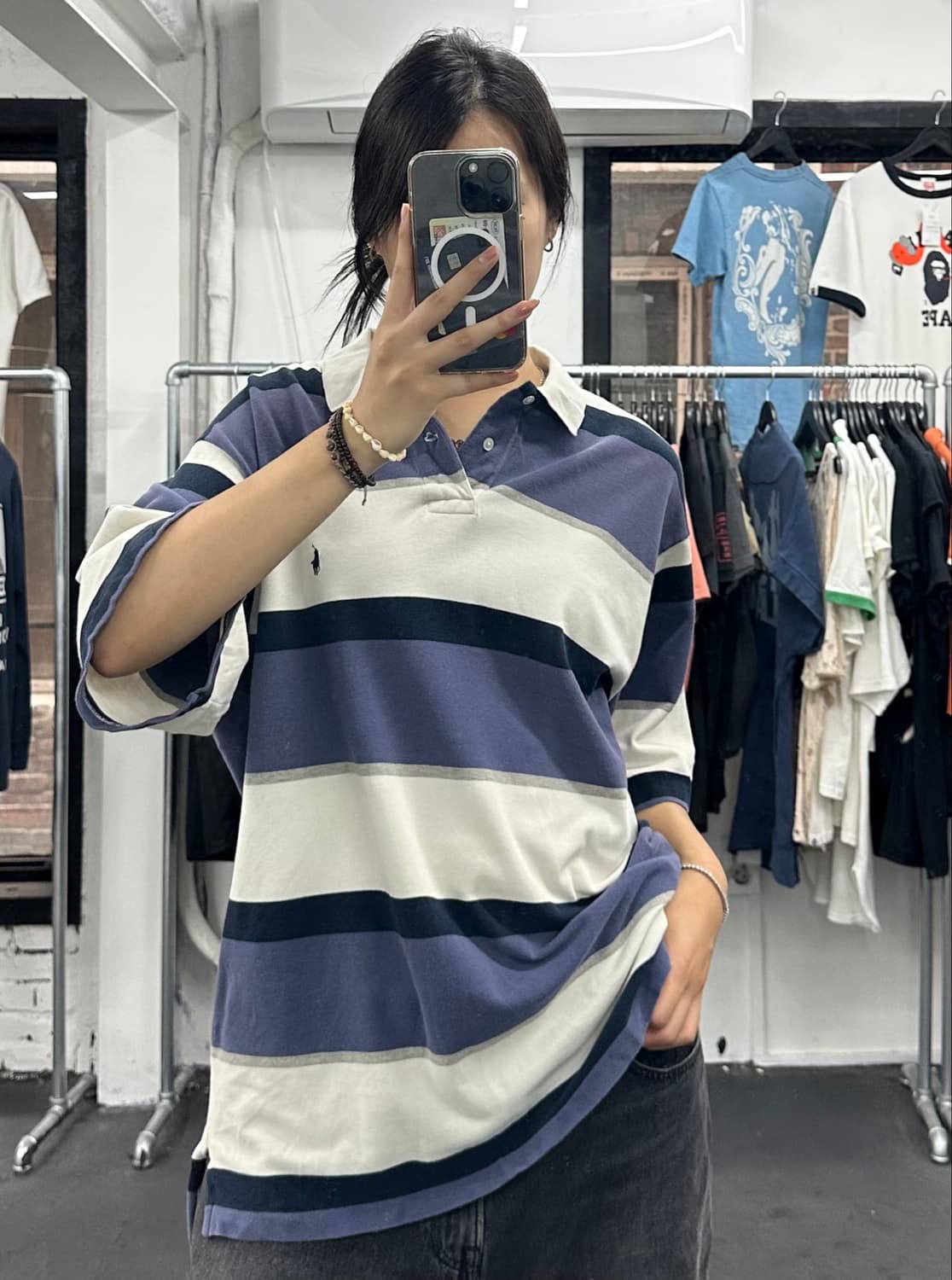 폴로 랄프로렌 스트라이프 PK 티셔츠 상품이미지2