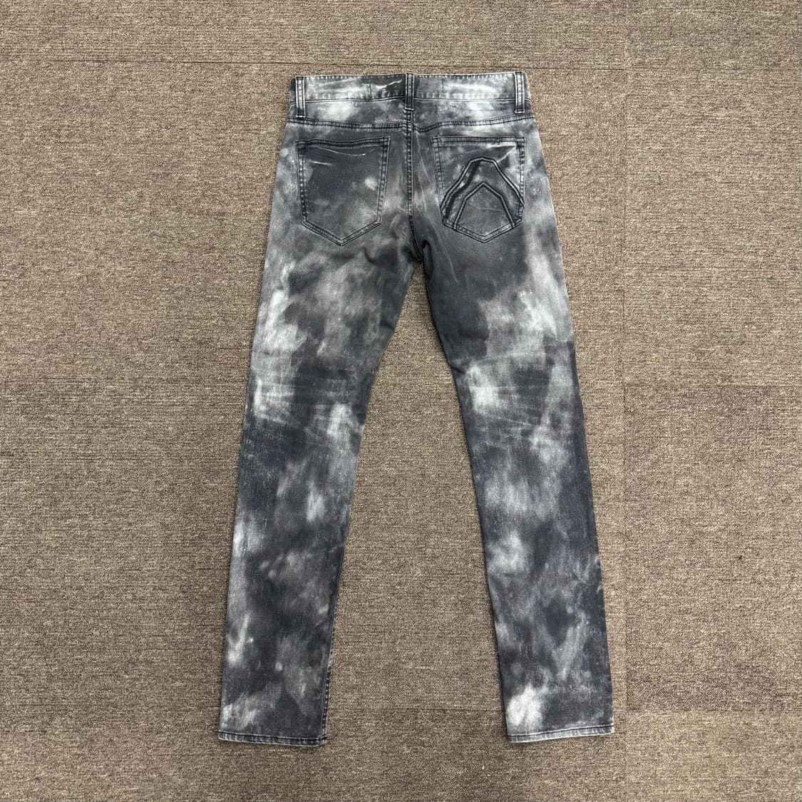 빈티지 더티 워싱 그레이 슬림 진 (30)   상품이미지3