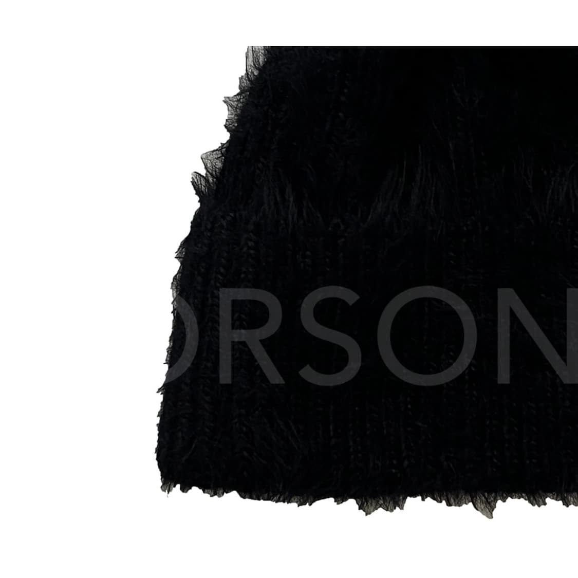 앙고라 비니 블랙 상품이미지3