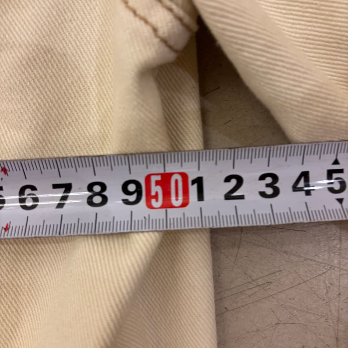 골라 아이보리 크롭 데님 자켓 상품이미지5