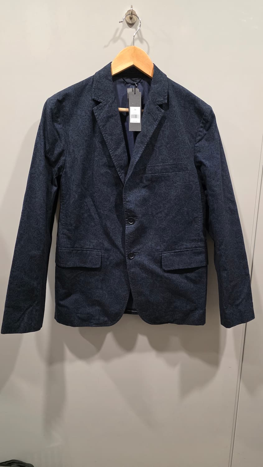 바나나 리퍼블릭 네이비 패턴 자켓 (새제품) 상품이미지1