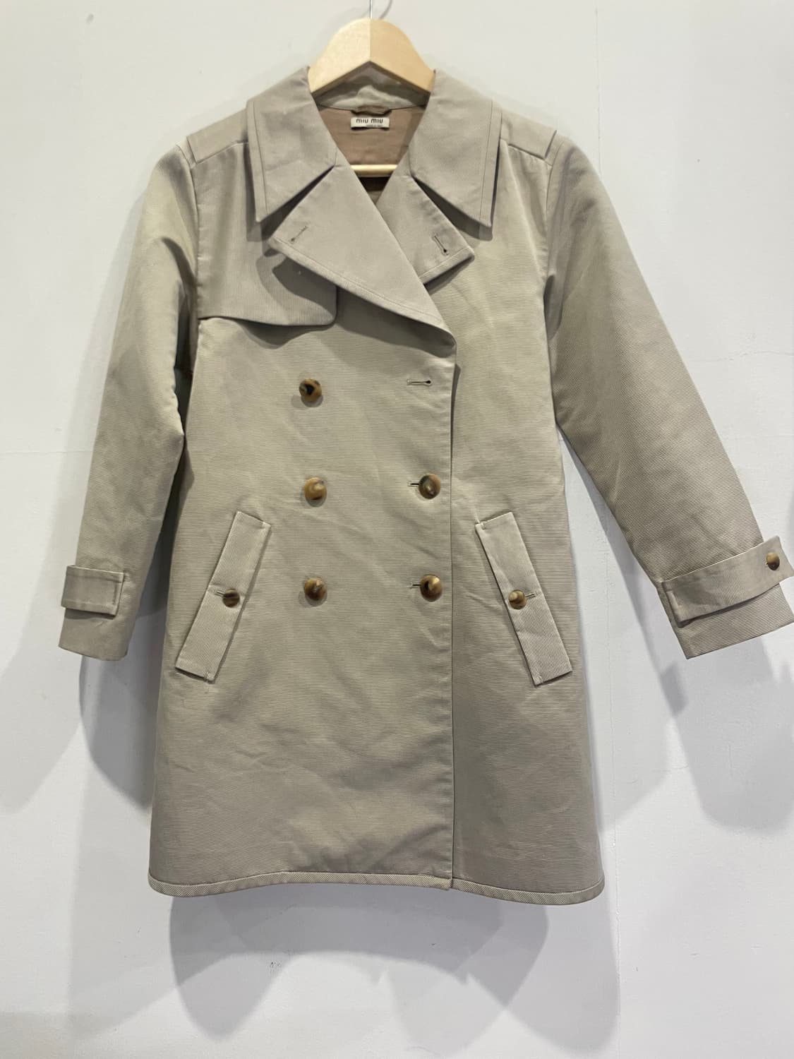미우미우 트렌치 코트 42사이즈 정품 상품이미지1
