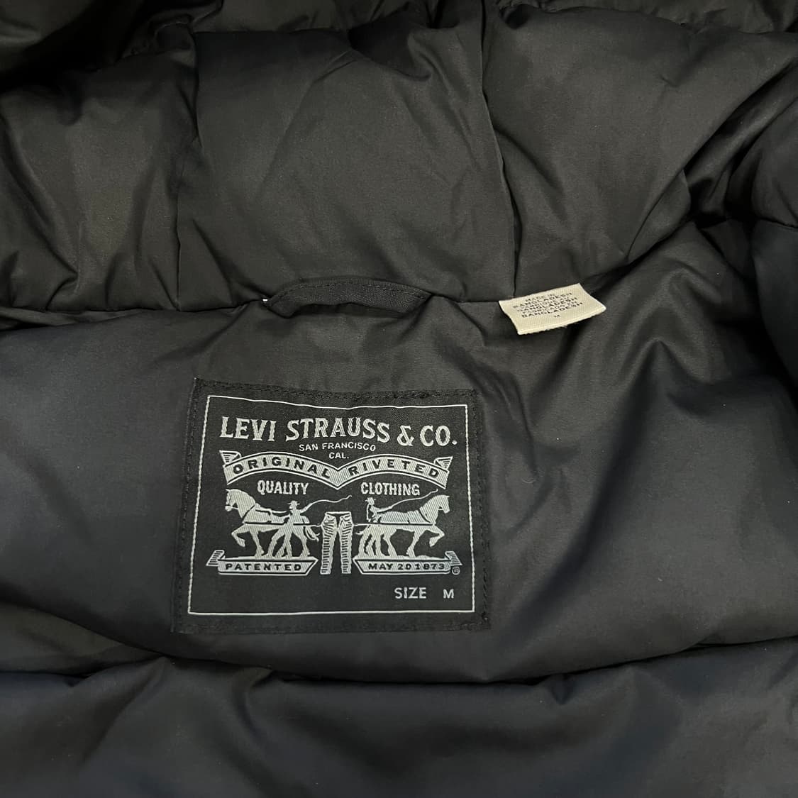 M) 리바이스 덕다운 패딩점퍼 오리털 파카 봄버자켓 아메카지 워크웨어 상품이미지9