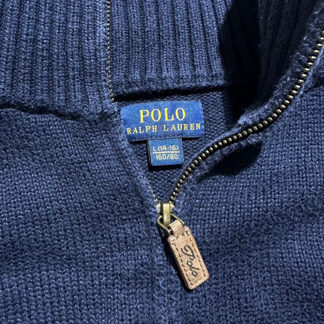 폴로 랄프로렌 포니로고 하프집업 니트 상품이미지3