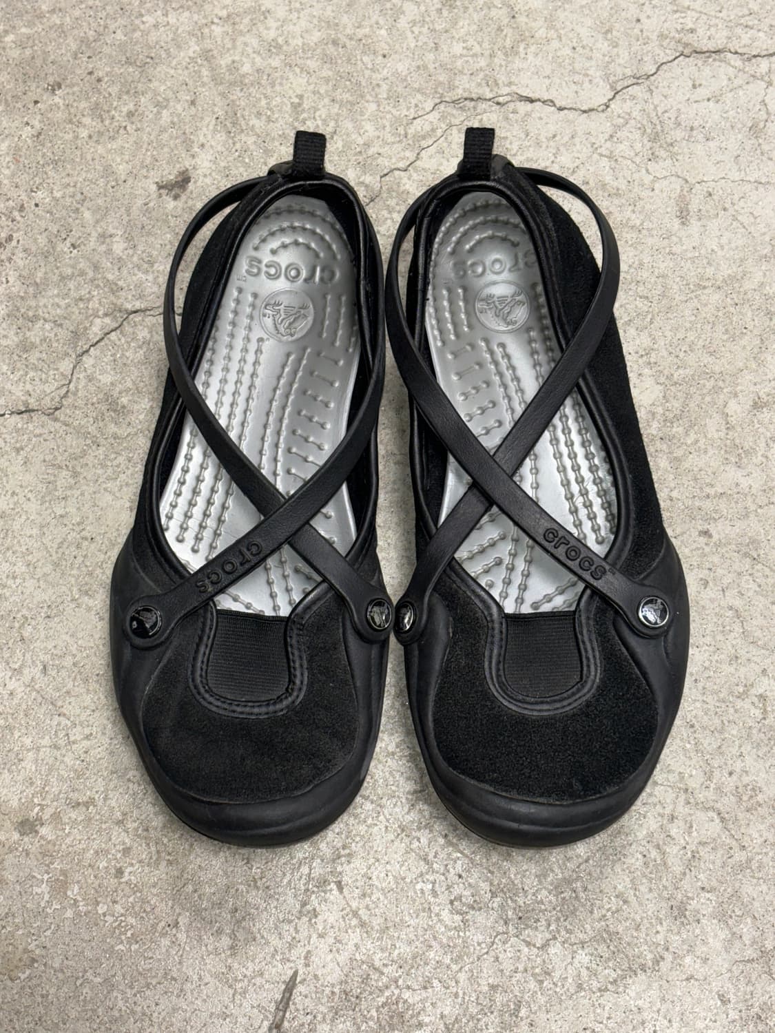 크록스 스웨이드 플랫슈즈 상품이미지6