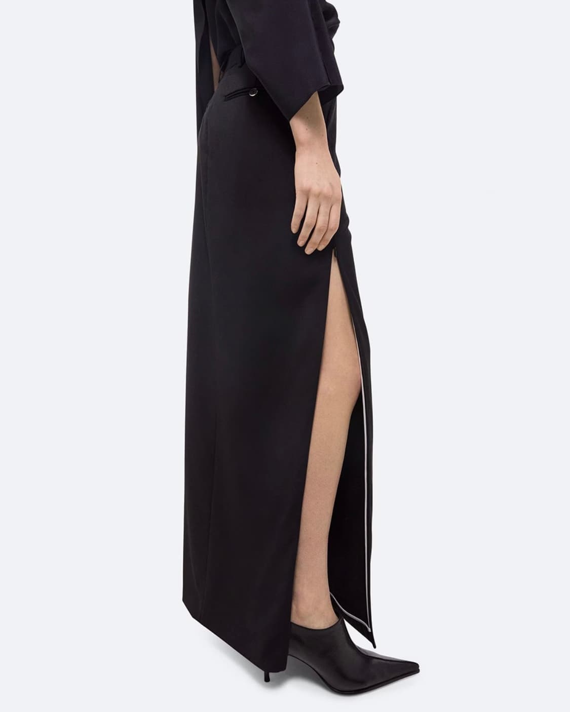 새상품 Helmut Lang zip maxi skirt 집 맥시 스커트  상품이미지1