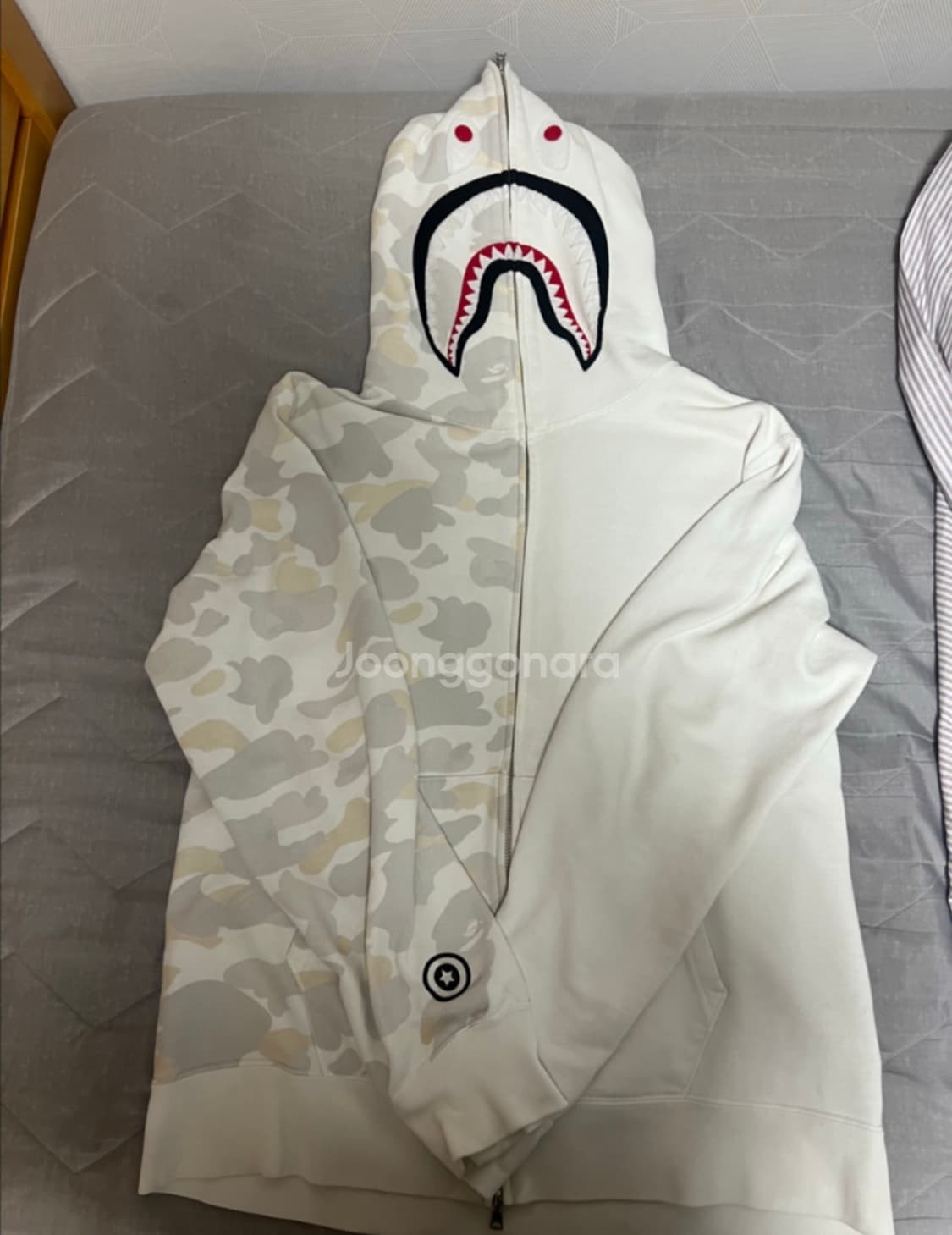 베이프 시티 카모 하프 샤크 후드집업 (베이프 후드집업 상품이미지1