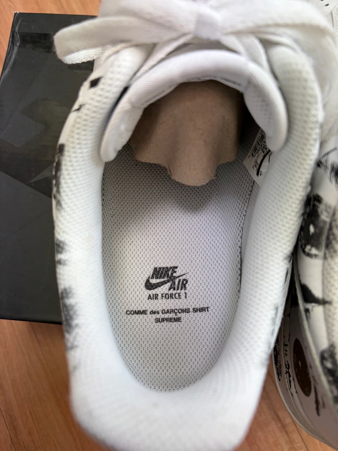 [280] 나이키 x 꼼데가르송 셔츠 x 슈프림 에어포스 1 로우 아이즈 상품이미지5