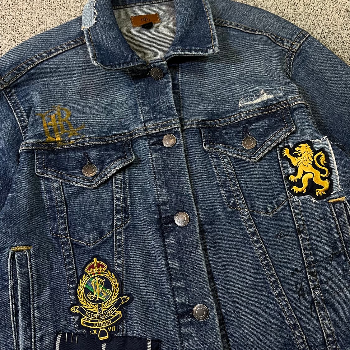 폴로 랄프로렌 우먼 패치 데님 자켓 상품이미지3
