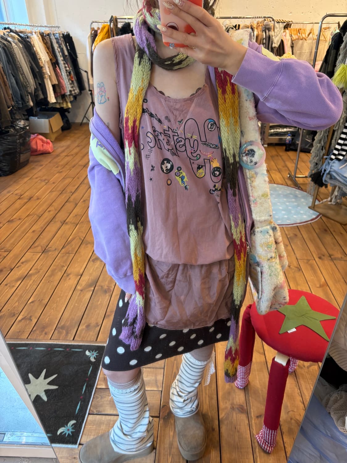 히스테릭글래머 핑크 원피스 상품이미지1