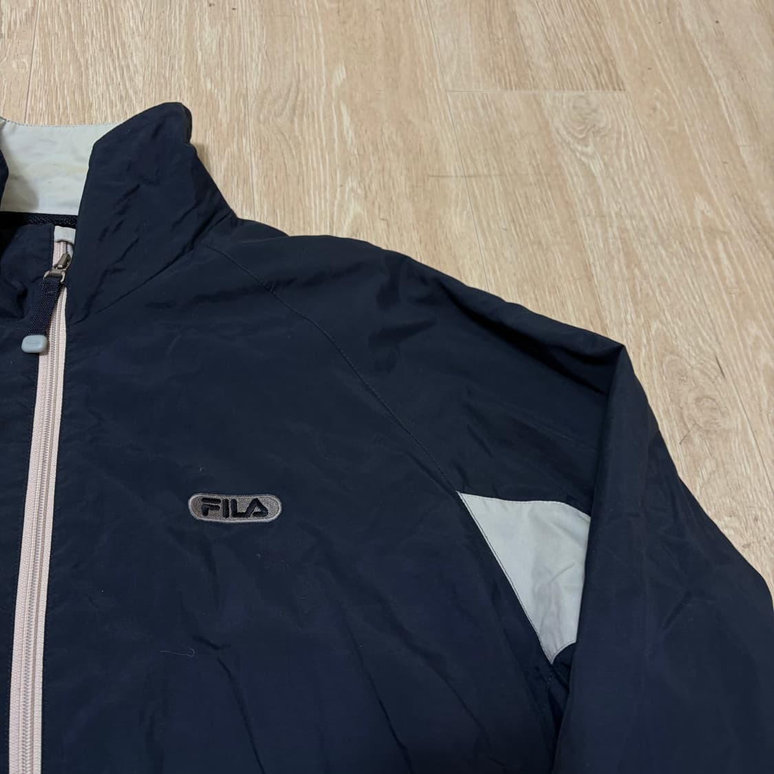 휠라 로고 와펜 바람막이 자켓 XL/105  상품이미지3