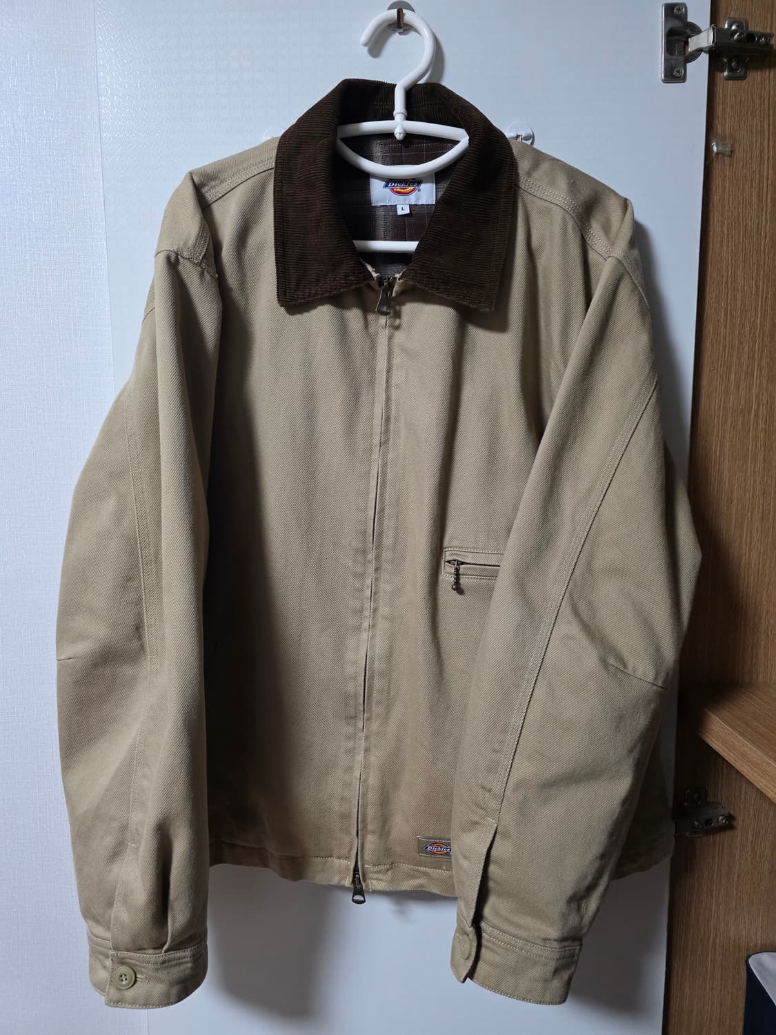 [L] 디키즈 트윌 워크 자켓 카키 상품이미지2